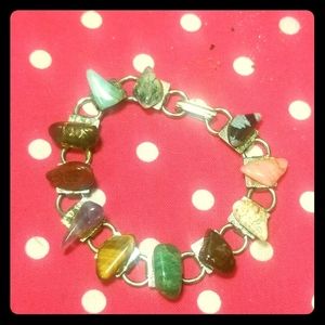 Vintage colorful stones bracelet